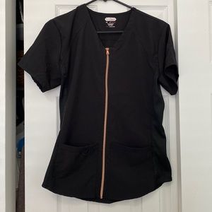 Black scrub top